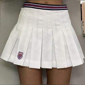 K-SWISS PLEATED MINI SKIRT